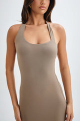 Marianne Asimetrik Slinky Uzun Elbise - Coco