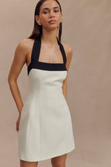 Cara Kontrast Takım Elbise Mini Elbise - Siyah/Beyaz