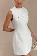 Winona Mini Kesimli Takım Elbise - Beyaz