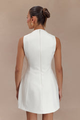 Winona Mini Kesimli Takım Elbise - Beyaz