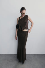 Violeta Maxi Etek - Bitter Çikolata