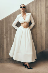 Greta Gömlek Sütyen - Beyaz