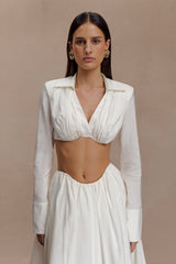 Greta Gömlek Sütyen - Beyaz