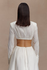 Greta Gömlek Sütyen - Beyaz