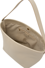 Winnie Rahat Suni Deri Tote Çanta - Nötr