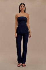 Jericho Düz Paça Kot Pantolon - Çivit Mavisi