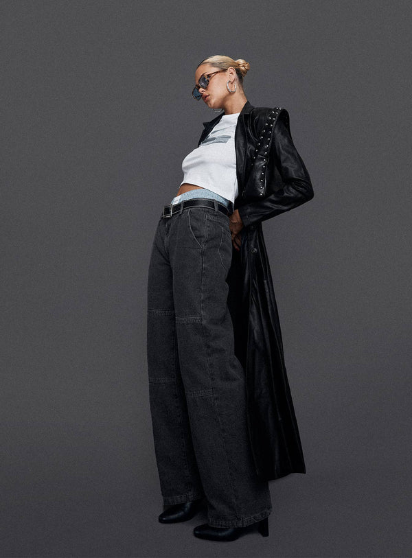 Freedom Jeans Yıkanmış Kömür