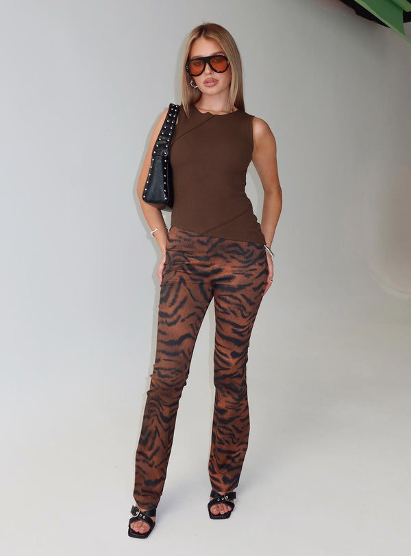 Andrina Düz Paça Pantolon Multi
