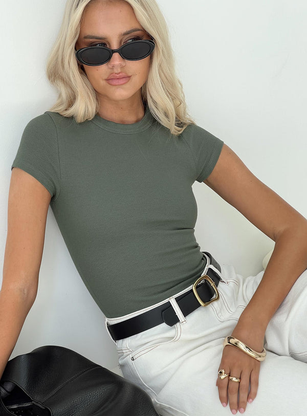 Harlea Bodysuit Zeytin