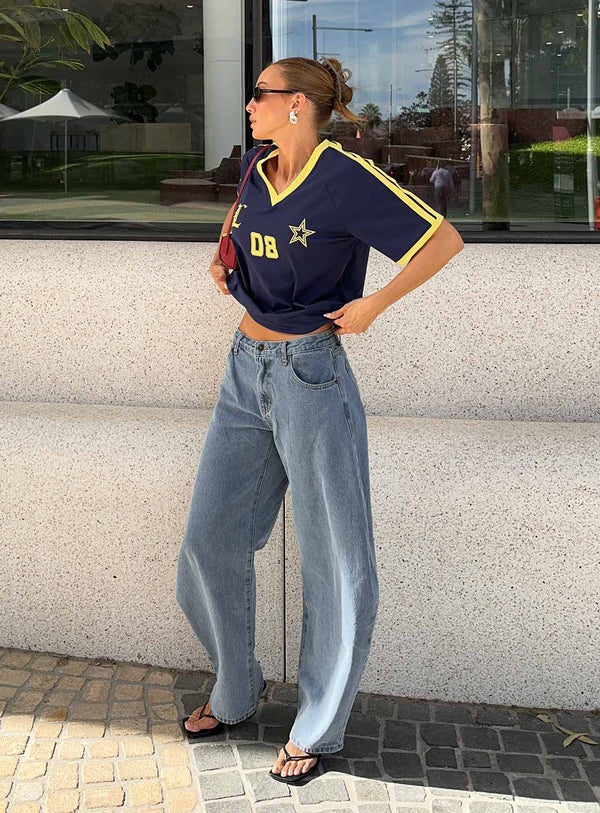 Horseshoe Jeans Yıkanmış Mavi