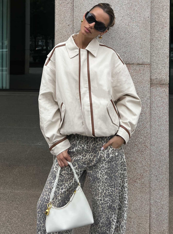 Kenny Bomber Ceket Bej