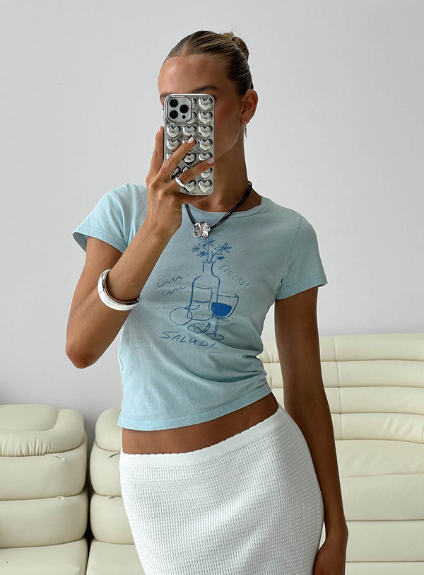 Sana Şerefe Tee Blue