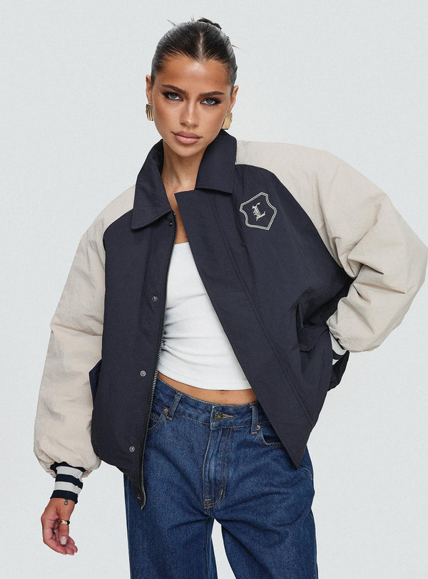 Hailey Bomber Ceket Lacivert
