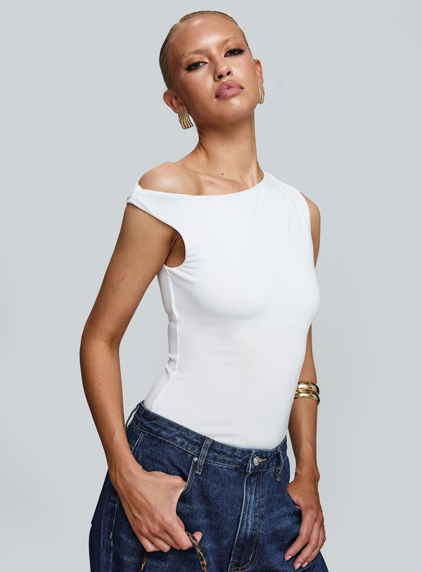 Miyako Bodysuit Beyaz