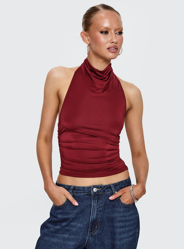 Giggle Üst Bordo