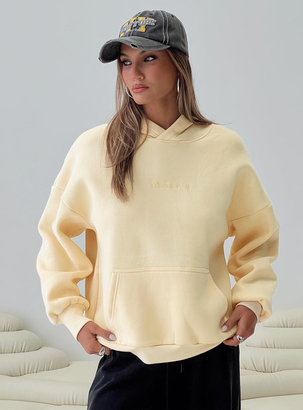 Prenses Polly Kapüşonlu Sweatshirt Sarı