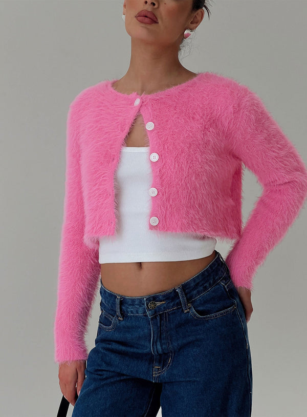 Sadece Bir Kız Hırka Pembe