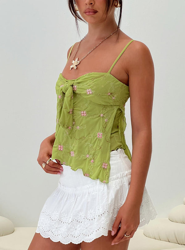 Paislie Mesh Üst Adaçayı Yeşili