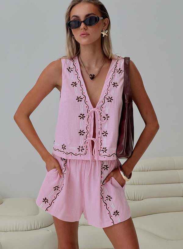 Bellamore Set Pembe