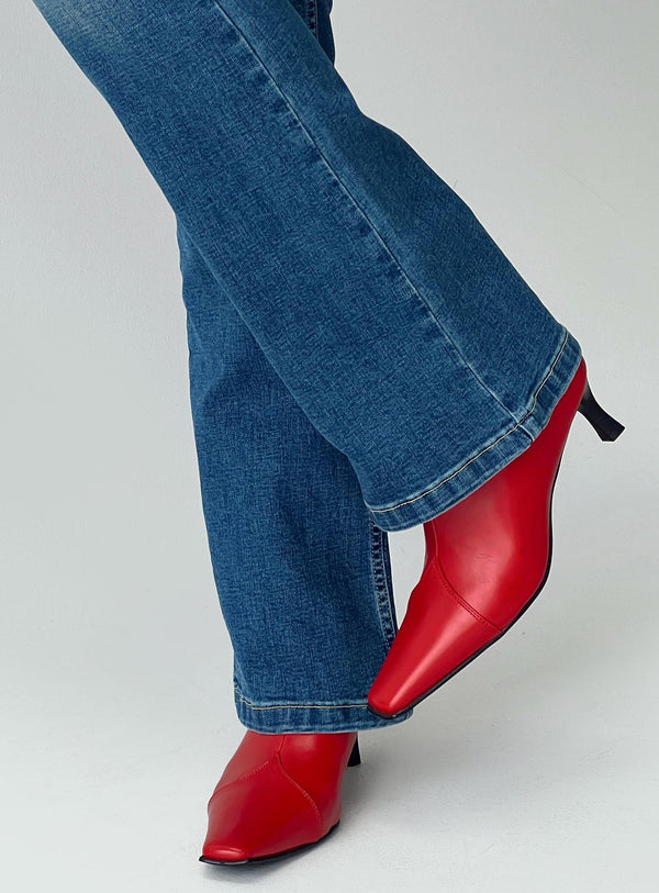Flyn Boots Kırmızı