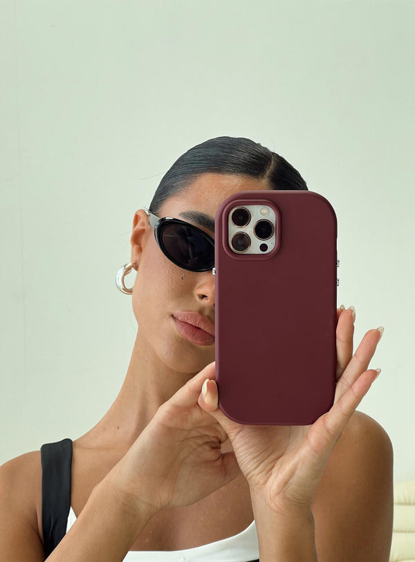 Emorie İphone Kılıfı Bordo