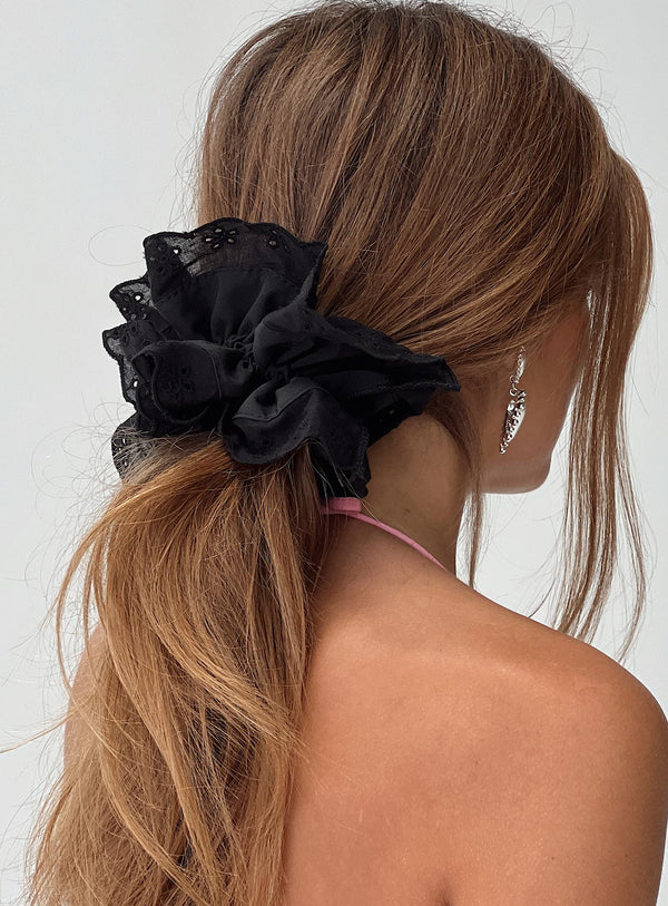Kayte Scrunchie Siyah