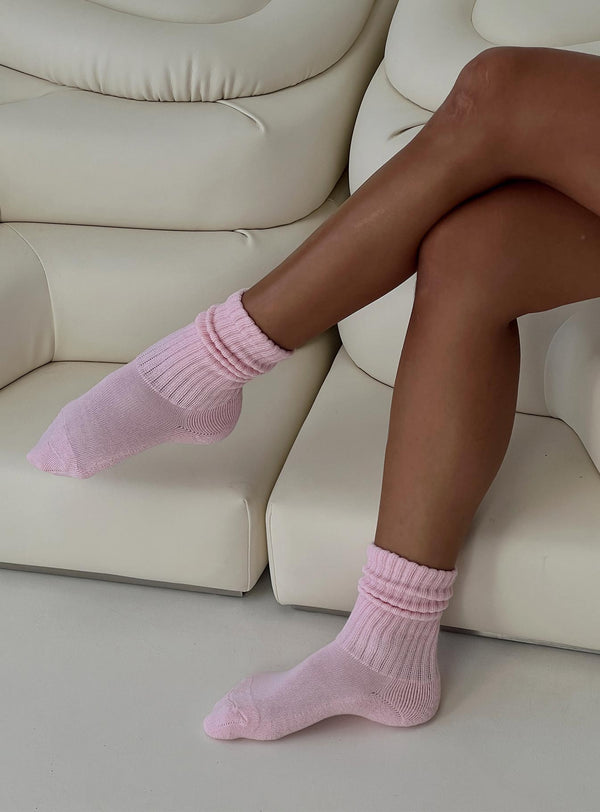 Clydes Slouch Çoraplar Pembe