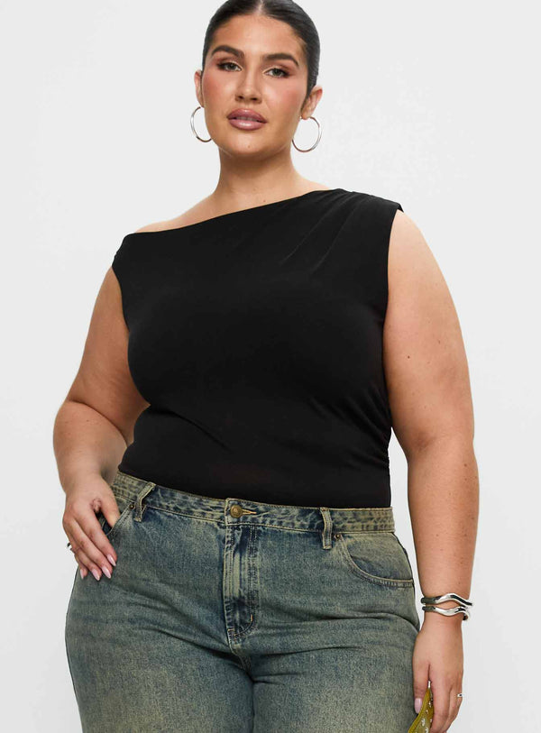 Miyako Bodysuit Siyah Eğri
