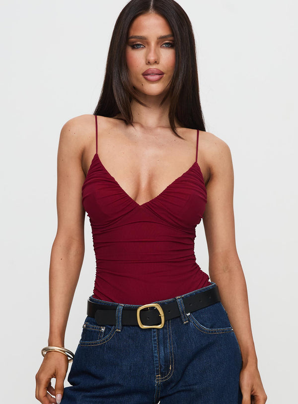 Merril Bodysuit Bordo