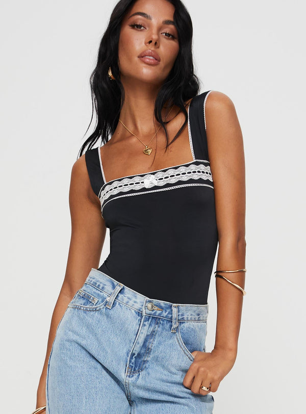 Keating Bodysuit Siyah