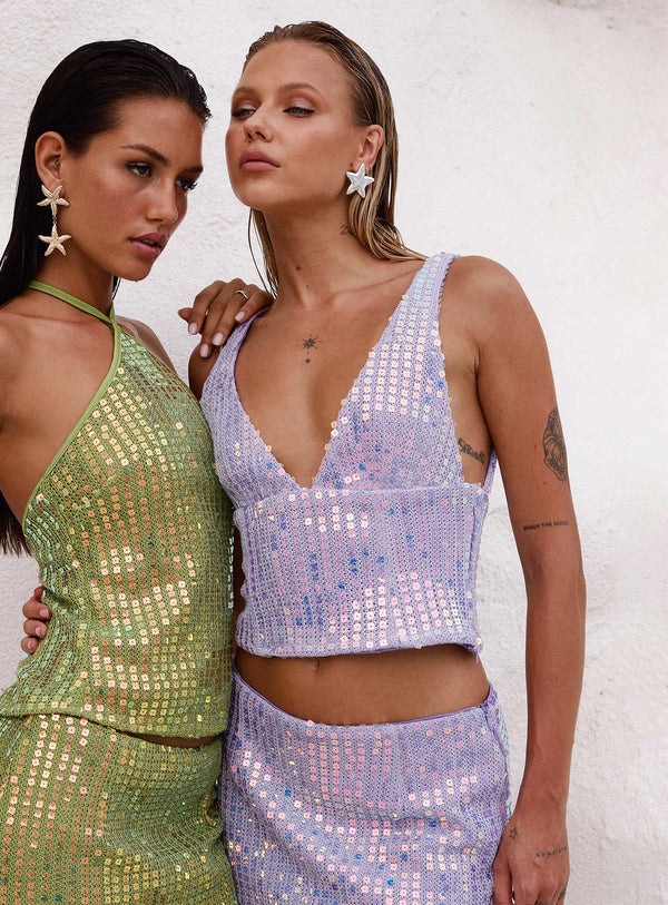 Headliner Shimmer Üst Mor