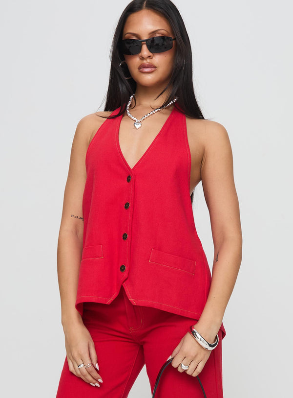 Hills Halter Kırmızısı
