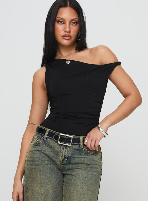 Leclerc Bodysuit Siyah