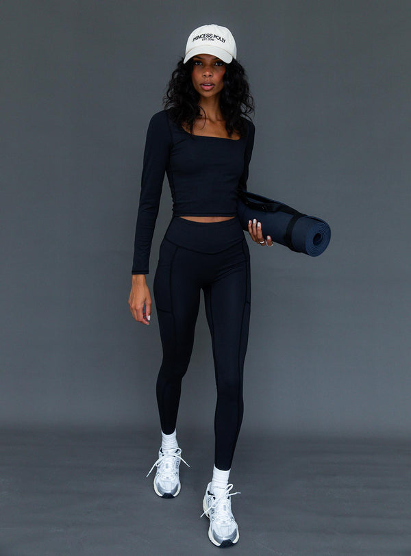 Unstoppable Activewear 7/8 Tayt Siyah