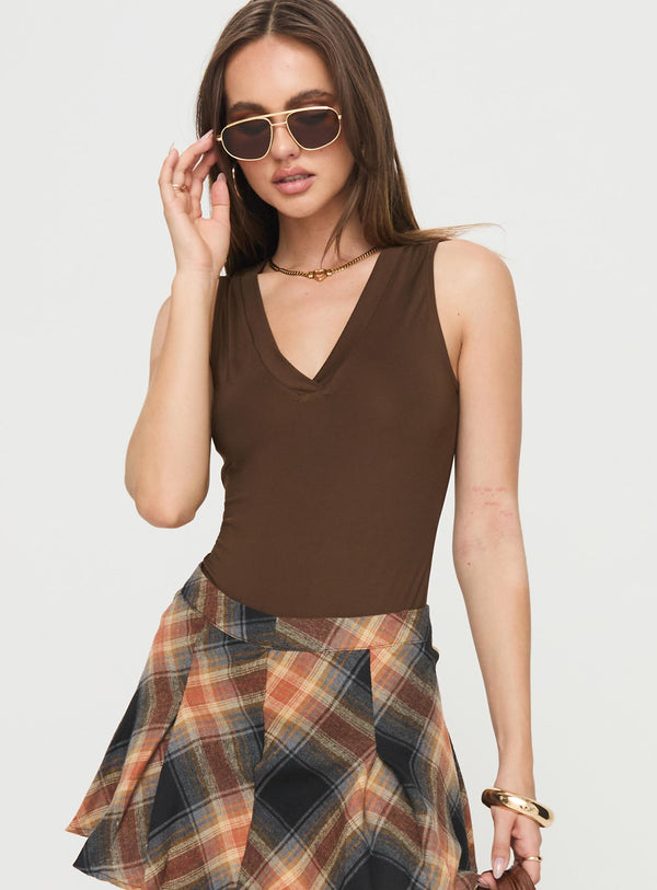 Cordoba Bodysuit Çikolata