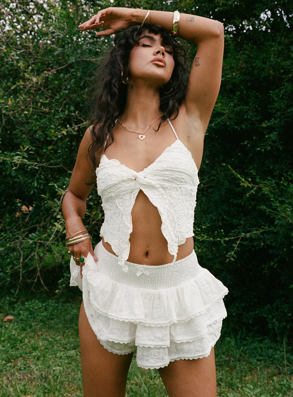 Ruru Skort Beyaz