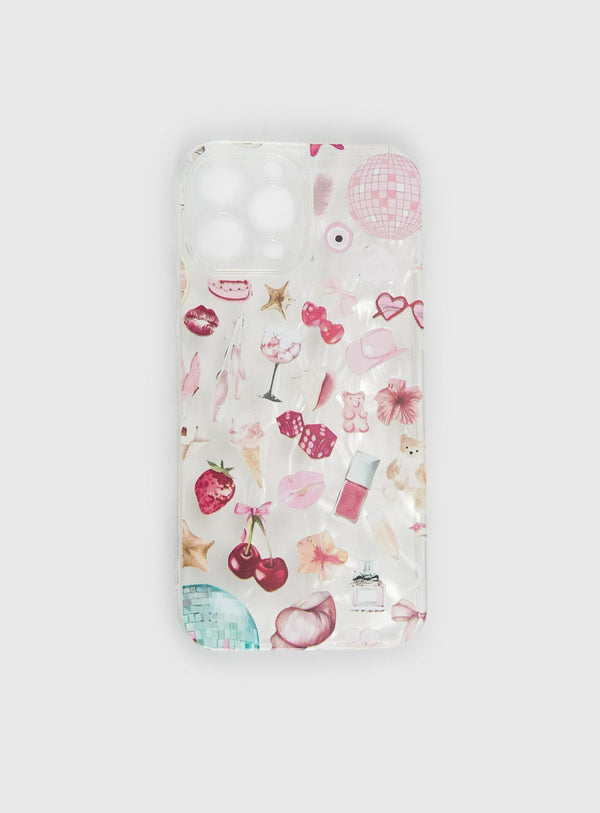 Just A Girl İphone Kılıfı Şeffaf / Pembe