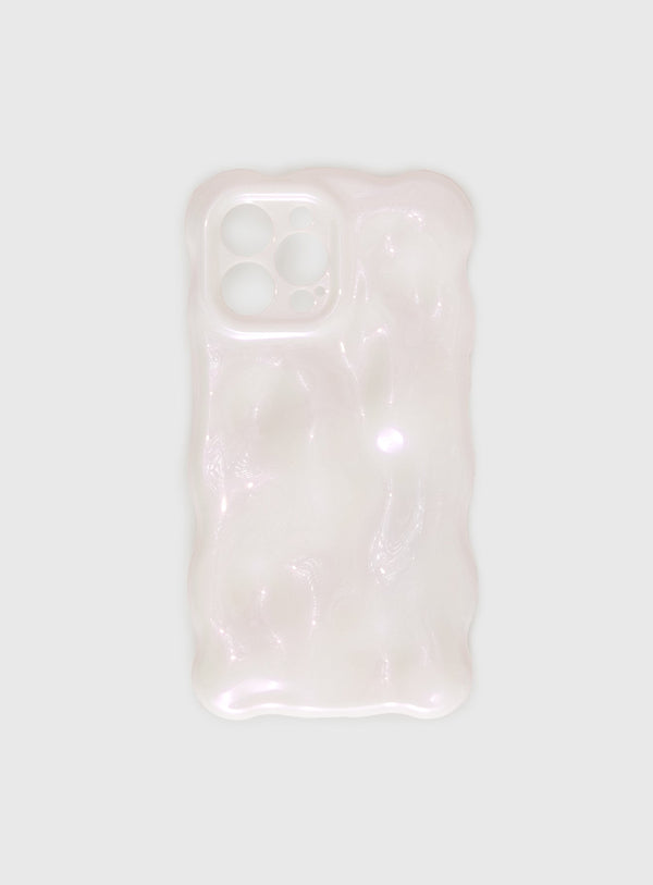 Maceline İphone Kılıfı Beyaz / Pembe