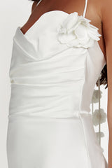 Otillie Rose Halter Mini Elbise - Beyaz