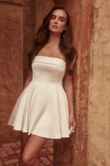 Eileen Mini Elbise - Beyaz