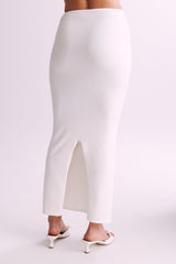 Tristan Örgü Uzun Etek - Fildişi