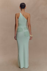 Teneika Tığ Örgü Uzun Elbise - Açık Mavi