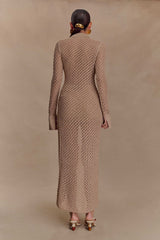 Waverley Metalik Örgü Mayo Örtüsü - Altın