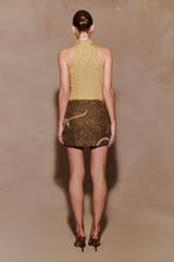 Nikki Lurex Donanımlı Üst - Altın